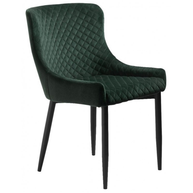 Boston Spisebordsstol grøn velour