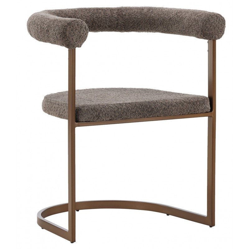 Morgen Spisebordsstol med armlæn - Brun