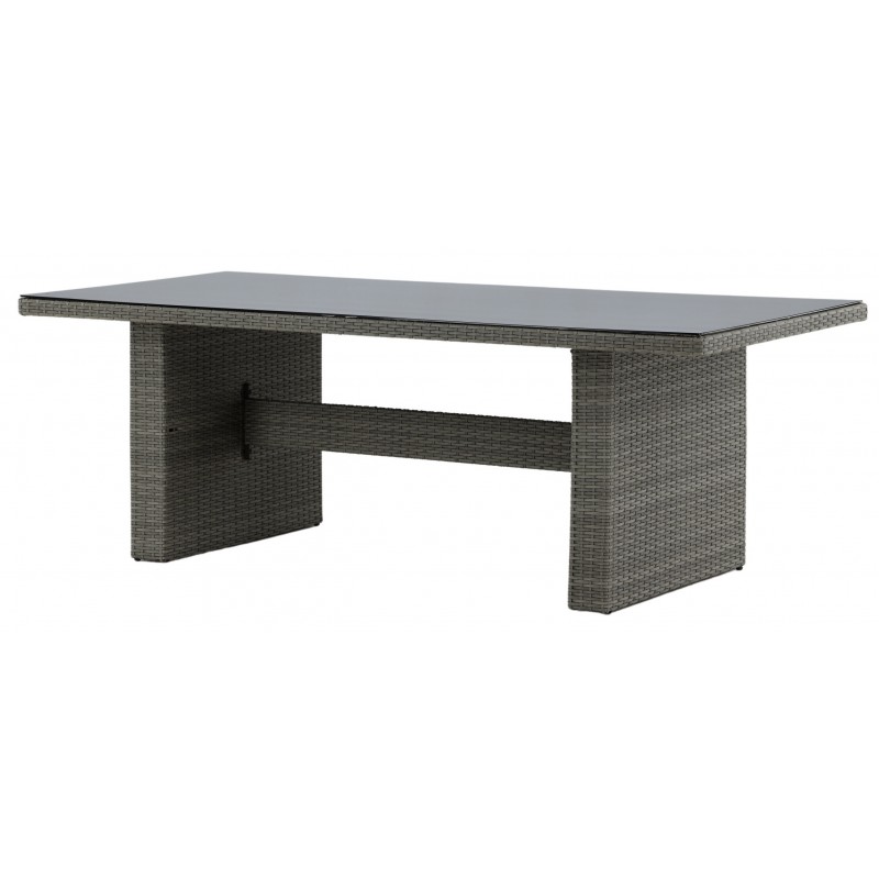Padova havebord - grå 100 x 200 cm
