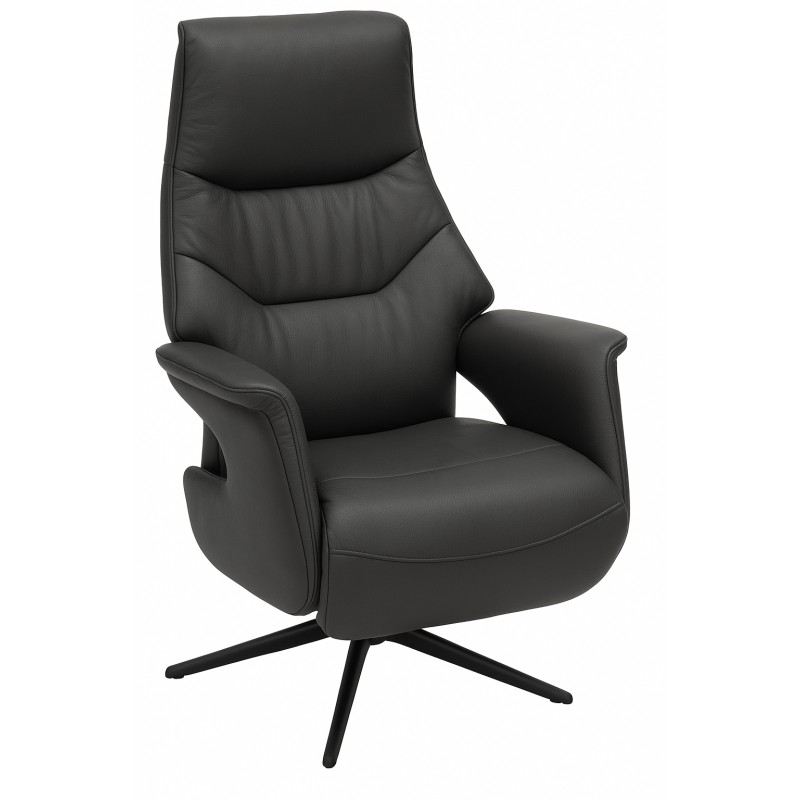 Hjort Knudsen Mark lænestol - Semianilin læder