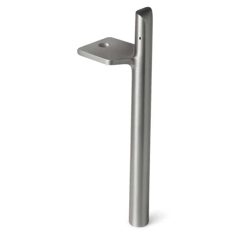 Silver metal sofaben - Sengeben