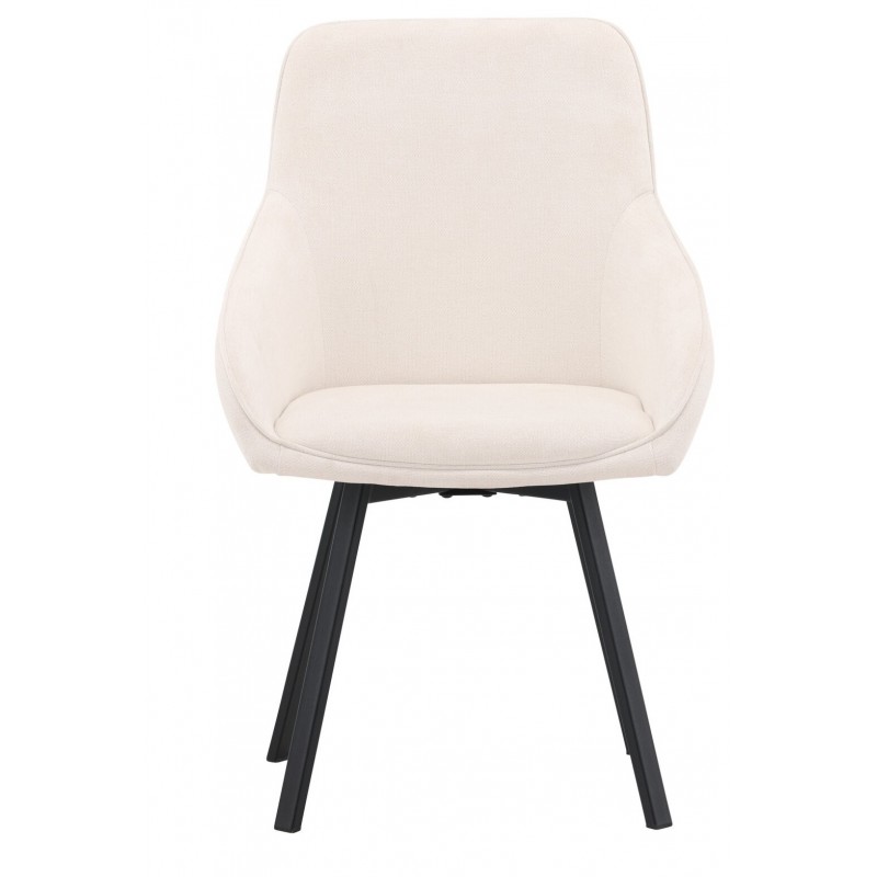 Rosie Spisestol - Beige og Sort billede