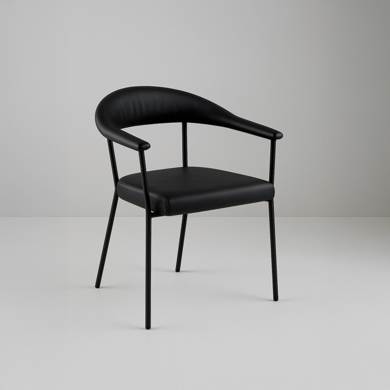 AVA spisebordsstol - Sort