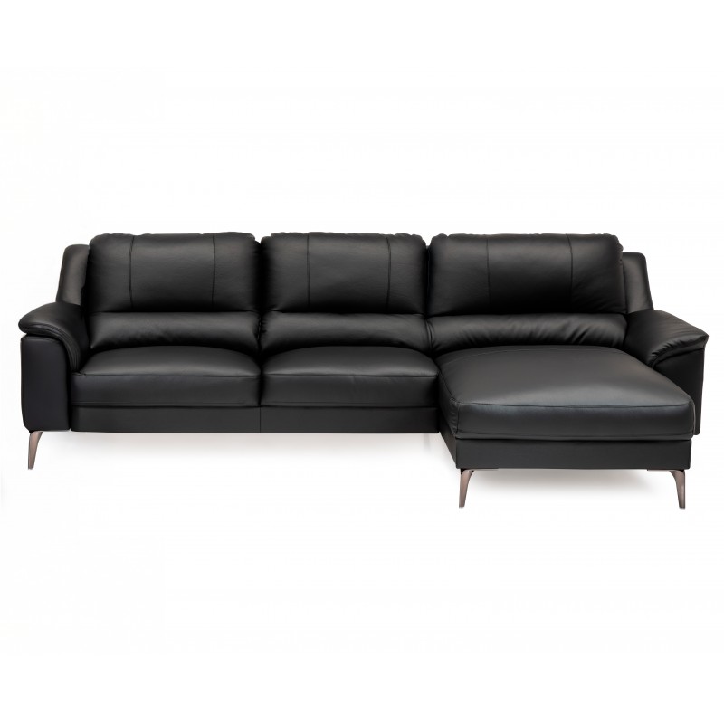 Agedrup Læder Chaiselongsofa Højrevendt