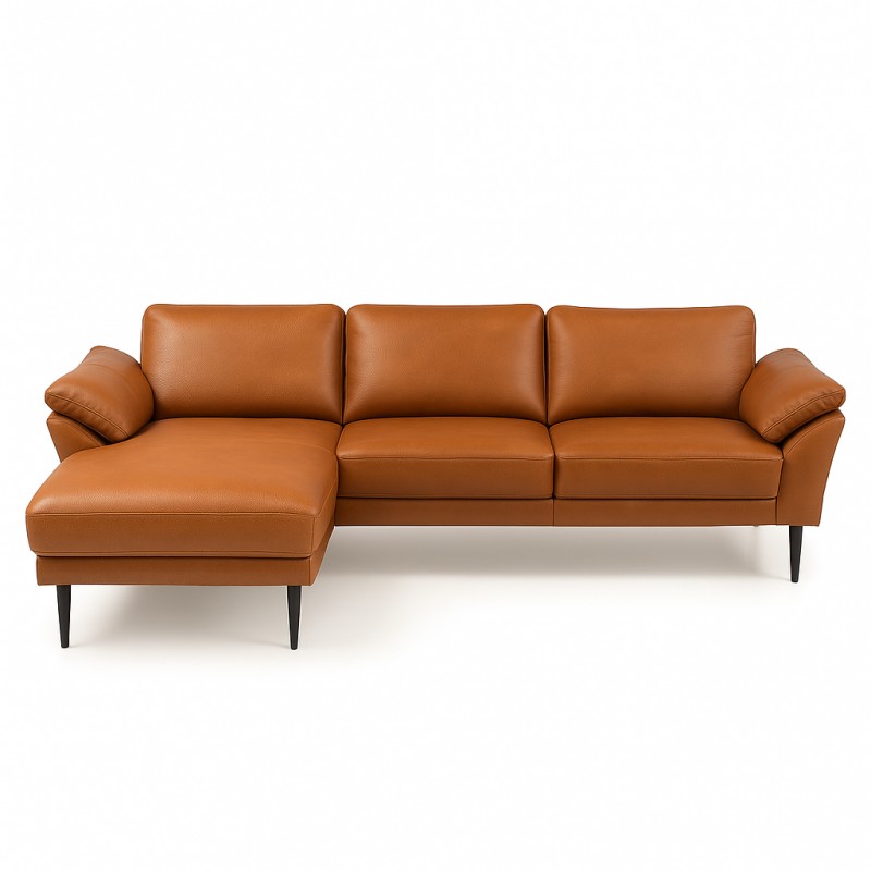 Thyregod Chaiselong lædersofa Venstrevendt