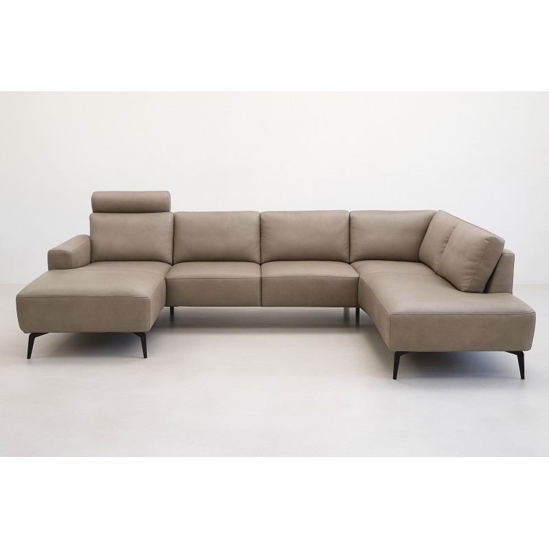 Hjort Knudsen Copenhagen Læder U-sofa - Venstrevendt