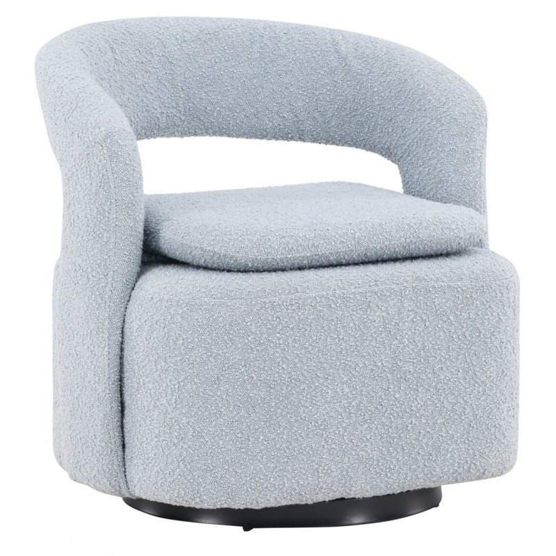 Laurel Lænestol  - Sort og Lyseblå billede