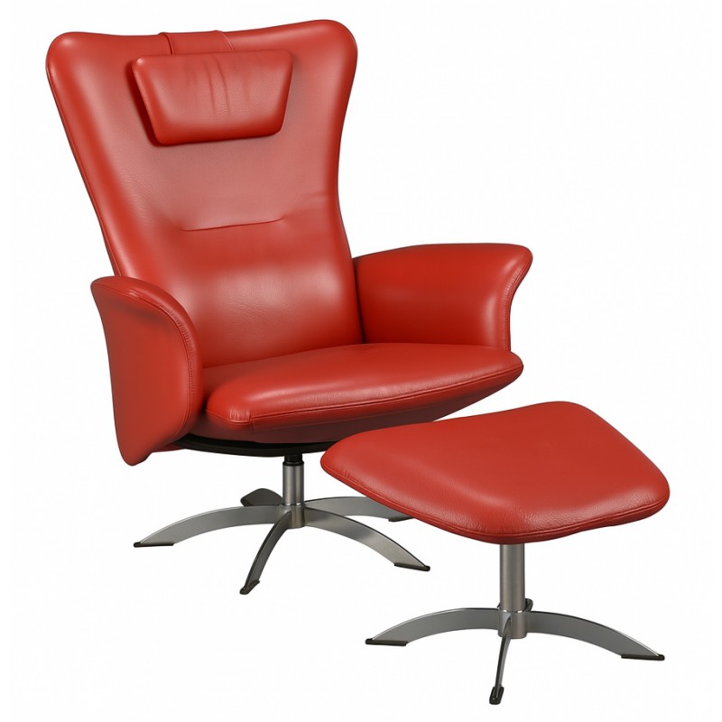 Hjort Knudsen - Opus Lænestol Semianilinlæder