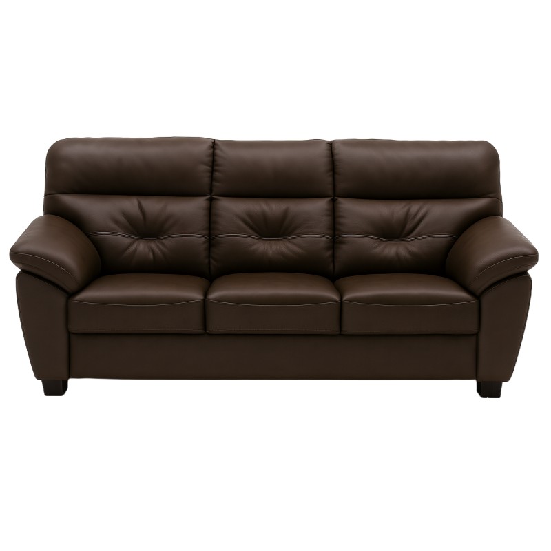 Hjort Knudsen Dalby 3 pers lædersofa