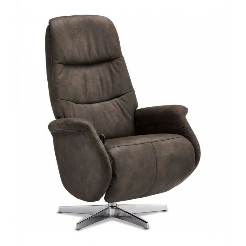 Delta Recliner lænestol i Gråbrun stof billede