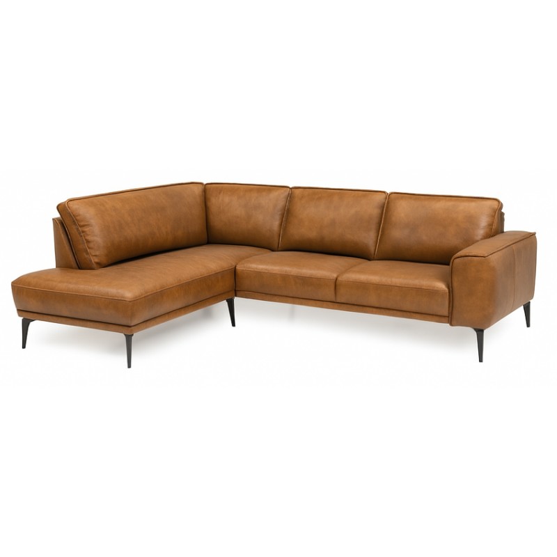 Hjort Knudsen Ishøj læder Hjørnesofa Venstrevendt - Kentucky