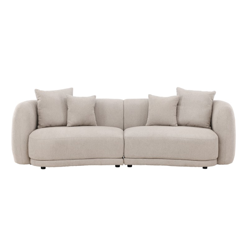 Cielo 3 personers sofa Beige boucle billede
