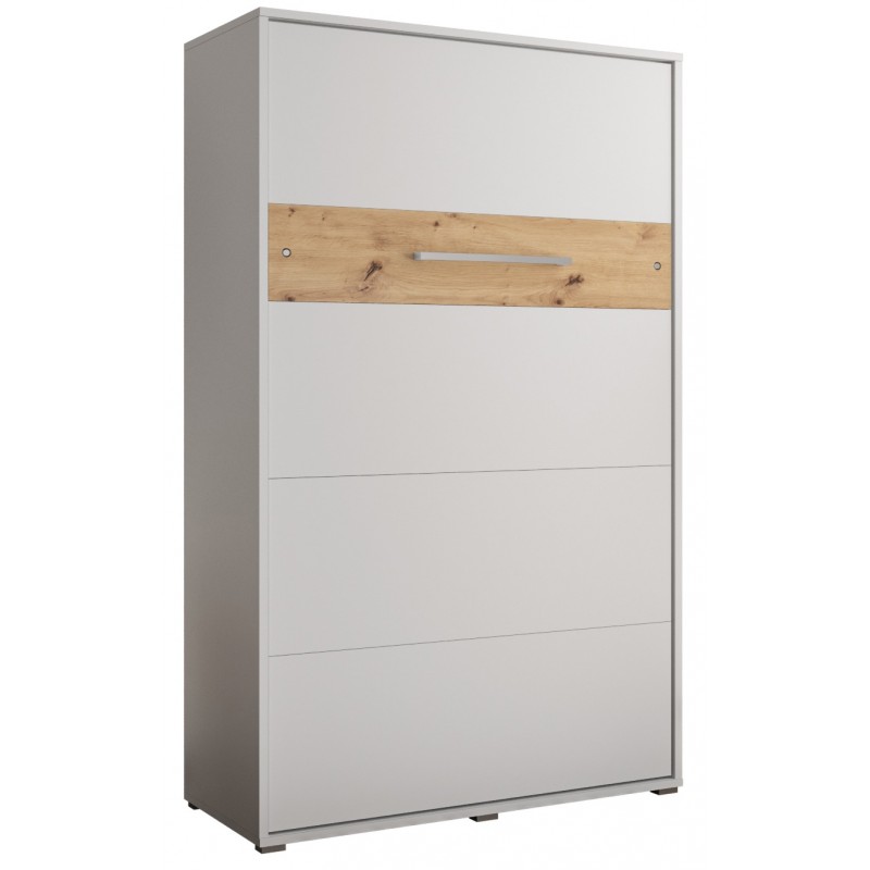 Skabsseng 120x200 cm - Nordica i Hvid/EG med LED