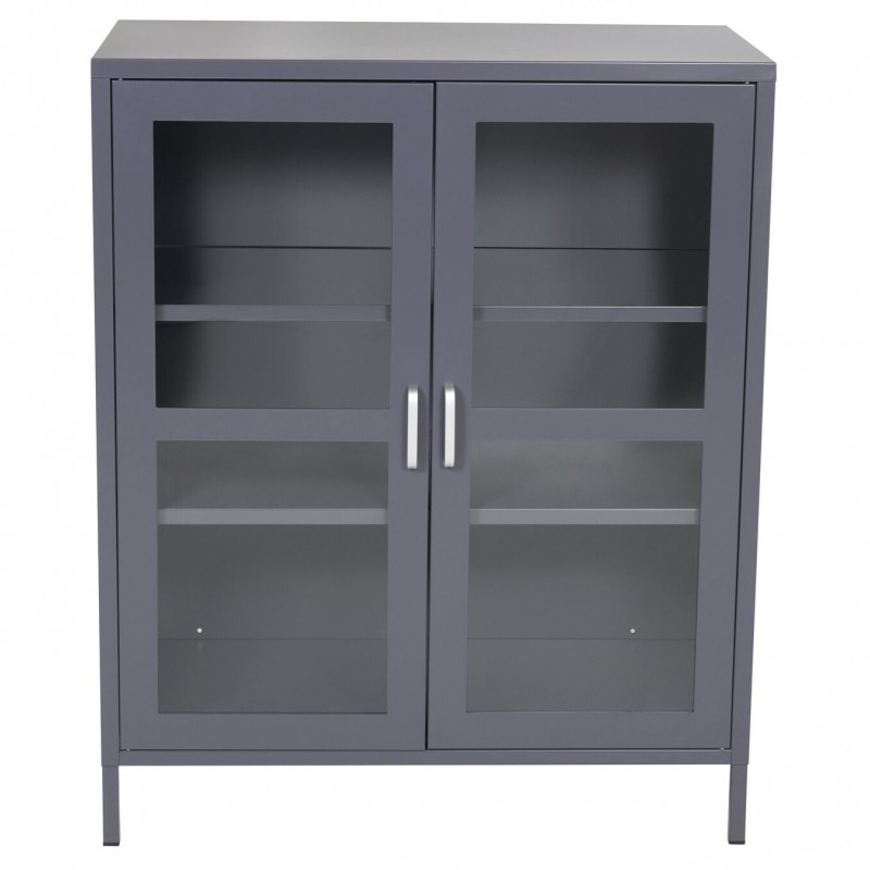 Acero Vistrinskab - Lysegrå billede