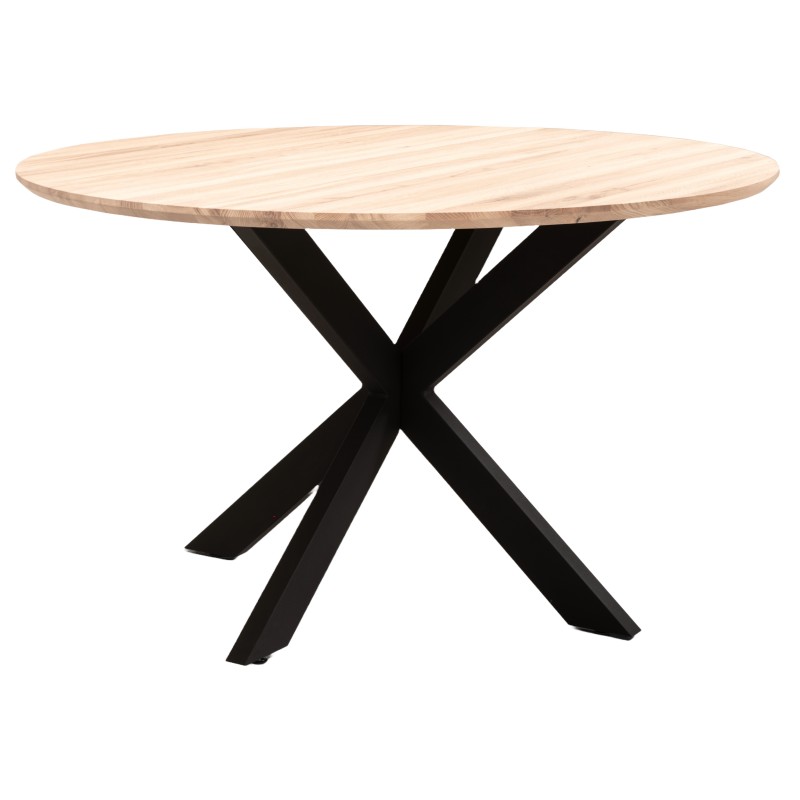 Hjort Knudsen Rundt plankespisebord - Massivt træ