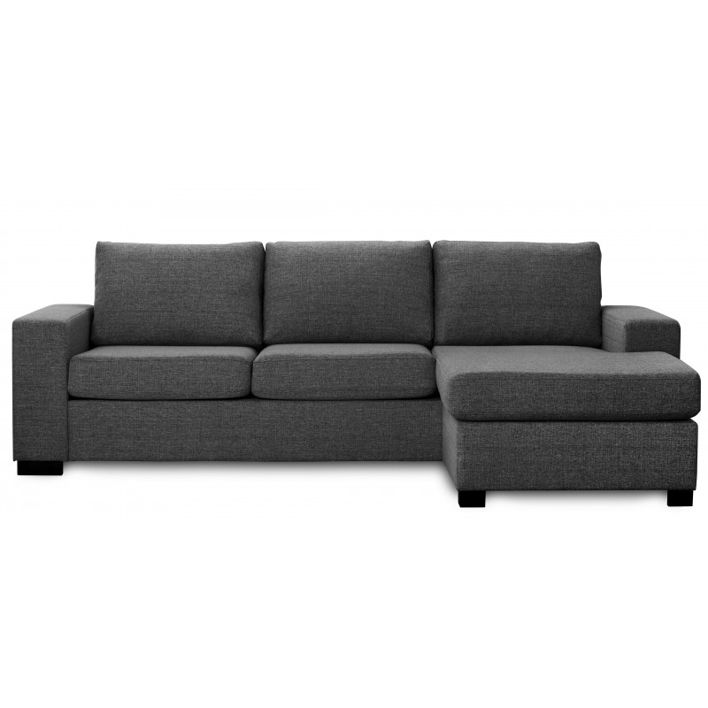Detroit Chaiselong sofa mørkegrå vendbar