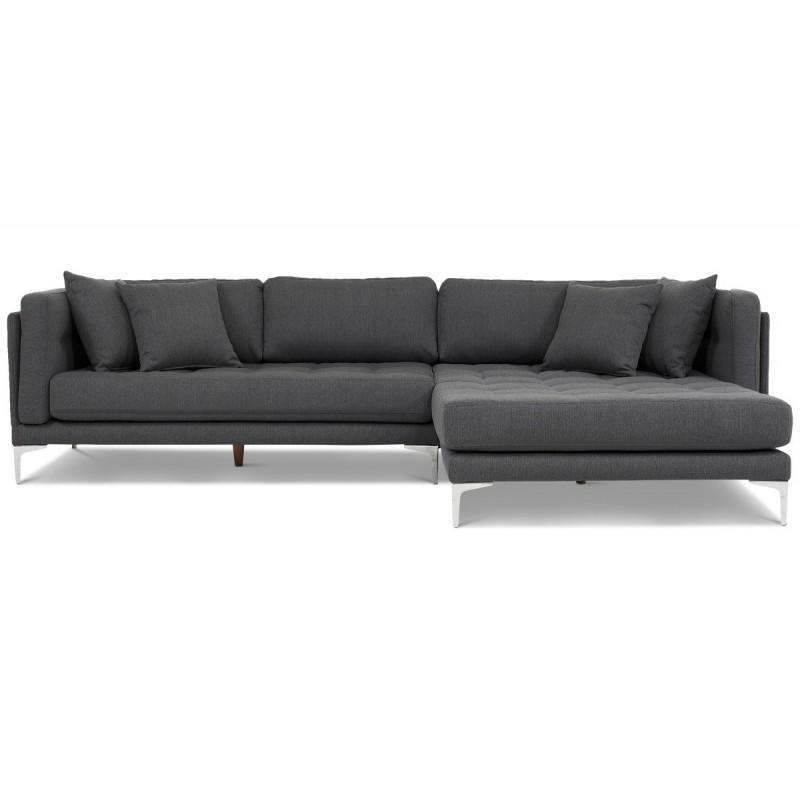 Elias loungesofa højrevendt - Koksgrå Inari 96