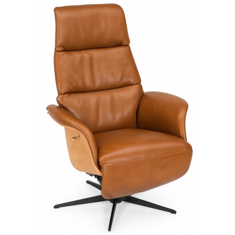 Hjort Knudsen Dundee – lænestol med indbygget skammel