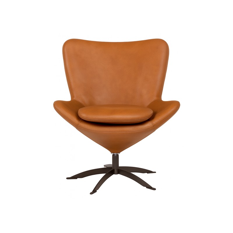 Hjort Knudsen Havanna læder lænestol