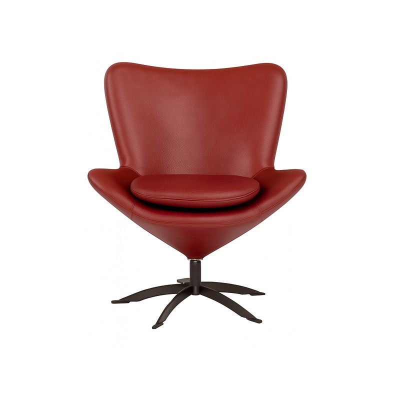 Hjort Knudsen Havanna læder lænestol