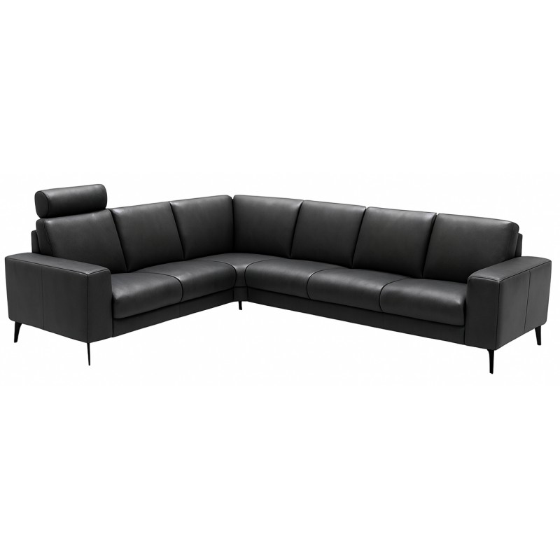 Hjort Knudsen Hadsten Læder hjørnesofa