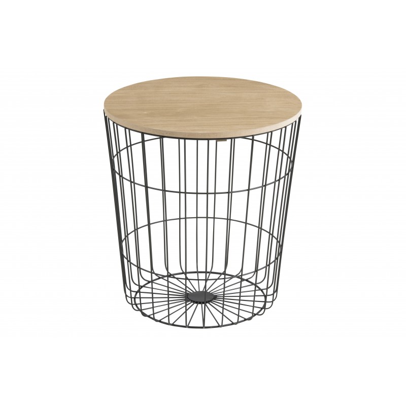 Lotus Sofabord sort Ø43