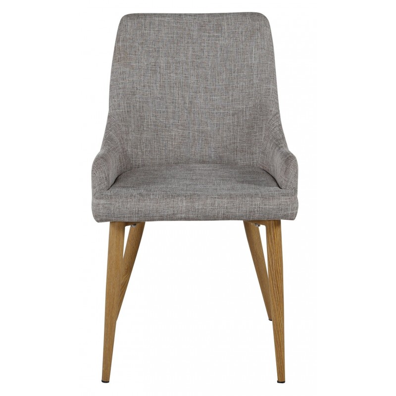 Plaza Spisebordsstol - Grå og Natur