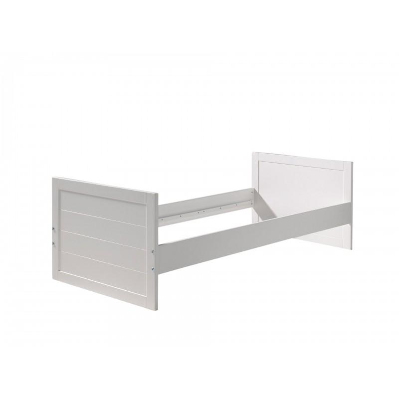 Sengeramme paneler 90×200 – Erik Sengsider, hvid billede