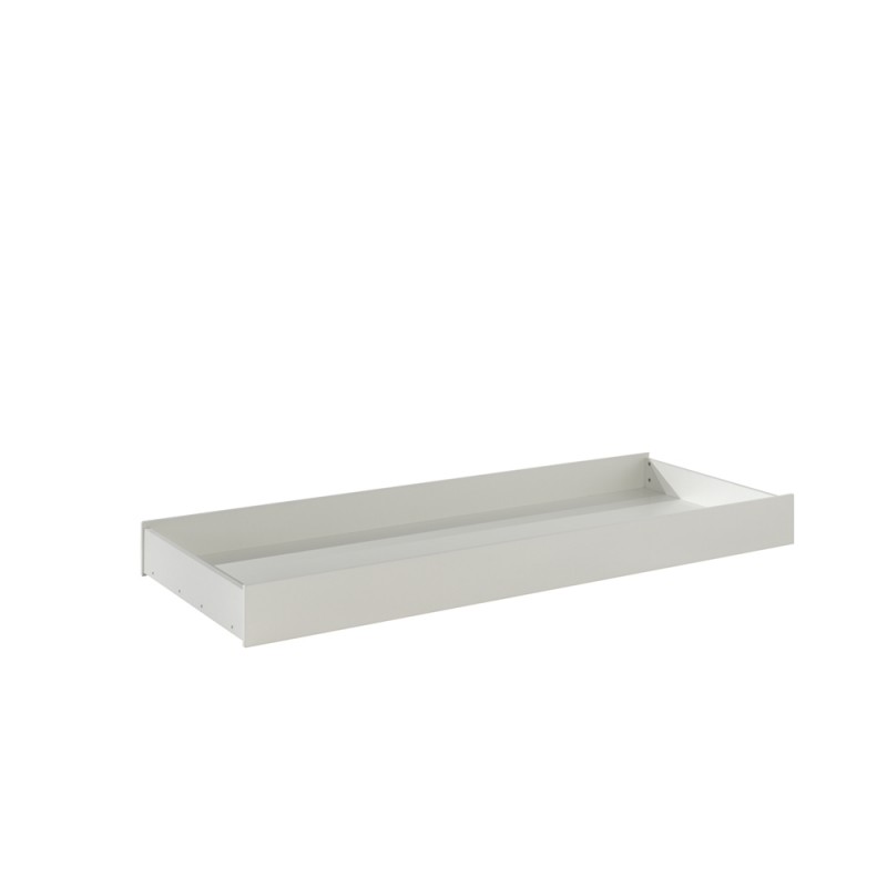 Sengeskuffe med ekstra seng - London, 90 × 190 cm, hvid