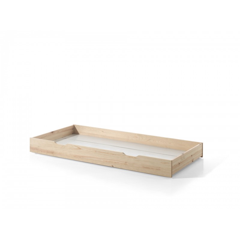 Sengeskuffe med ekstra soveplads 90 x 190 – Dallas, natur billede