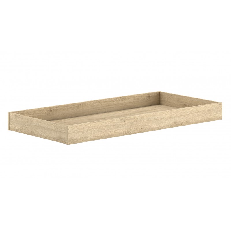 Sengeskuffe med udtræk 90 x 190 cm – Sam, eg billede