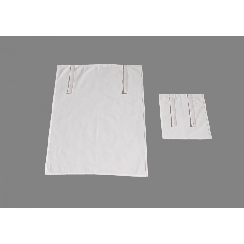 Sengeforhæng til husseng HB902614 – hvid bomuld billede