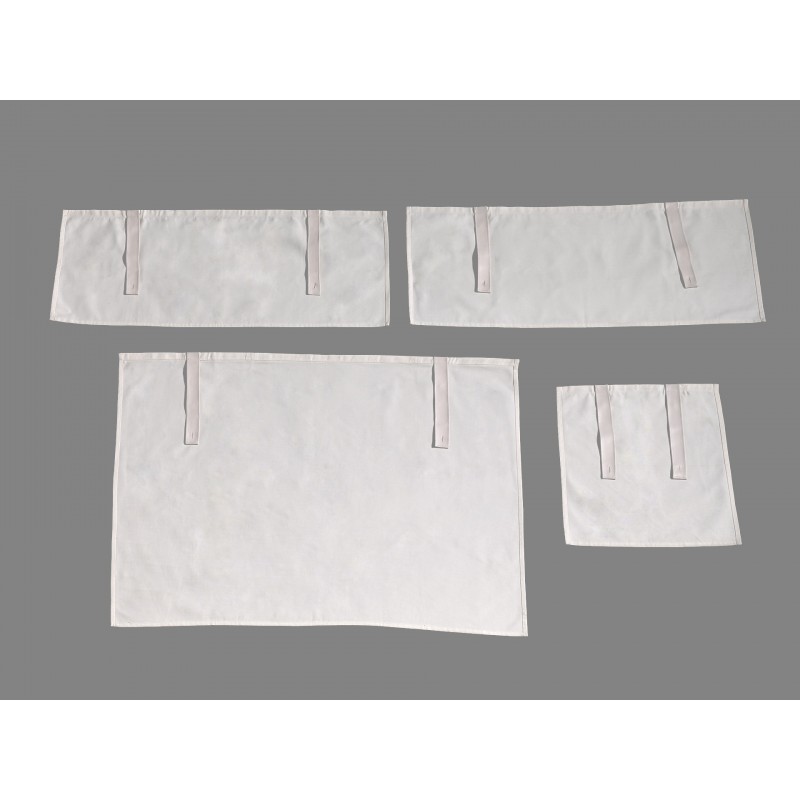 Gardiner til sengehus - Charlotte, beige