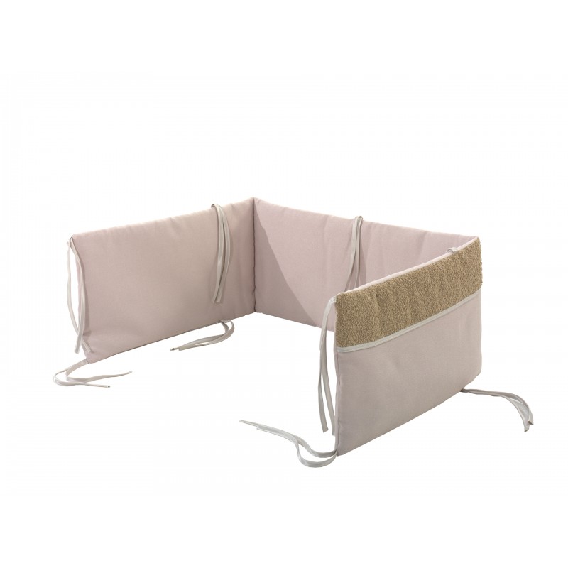 Sengerand Forrest Oak – brun, polyester billede