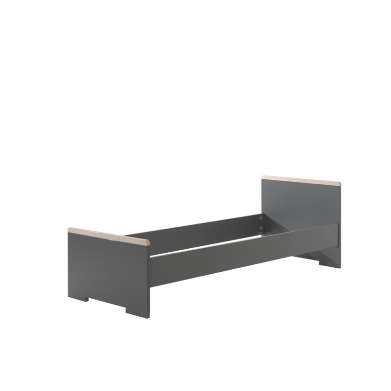 Enkeltseng 90 x 200 cm – London, antracit billede