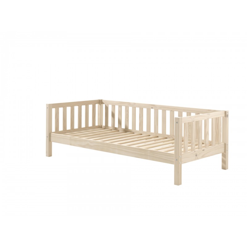 Sengeramme 90x200 – Fritz dagseng i natur fyrretræ billede