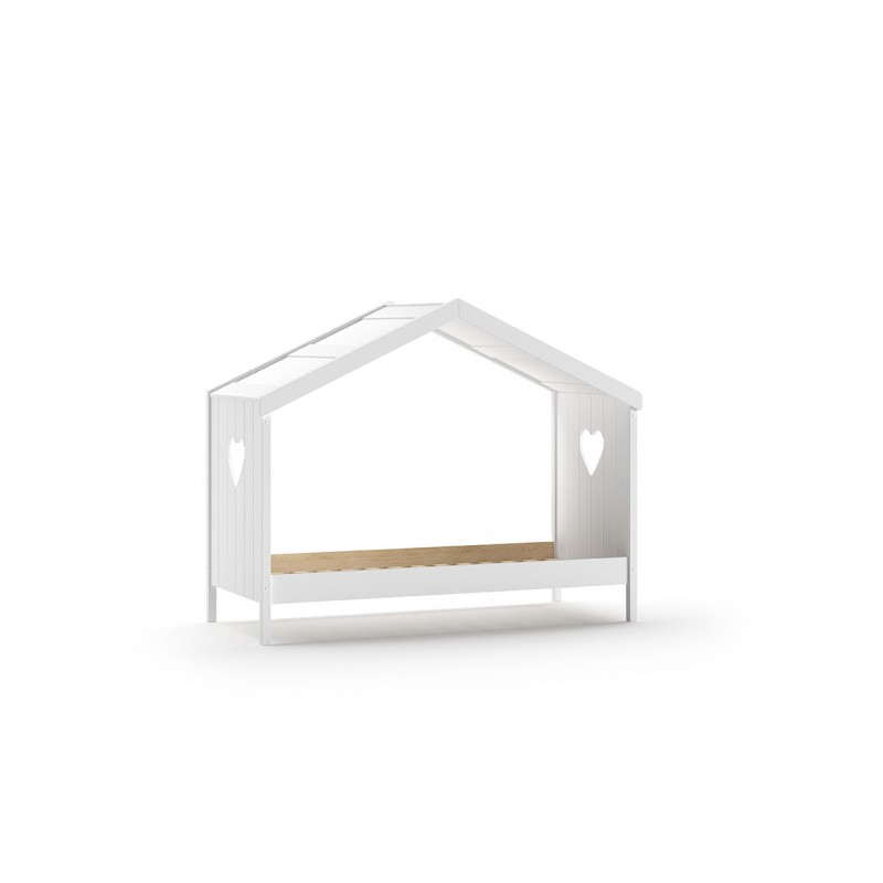 Seng til børn – Amori husseng 90 x 200 cm, hvid billede