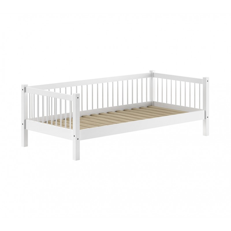 Enkeltseng i bøg 90 x 200 - Forrest, hvid