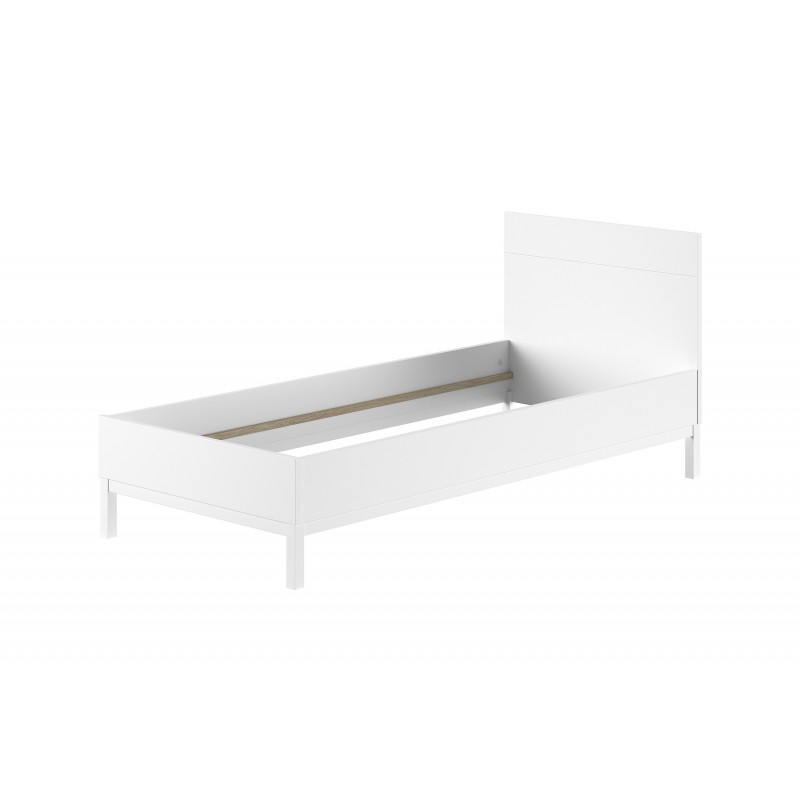 Enkeltseng 90 x 200 – Eva, hvid billede