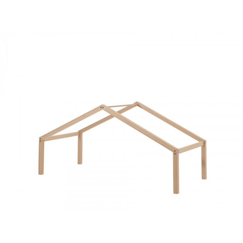 Husseng-ramme i bøg 90 x 200 cm – Natur (Forrest) billede