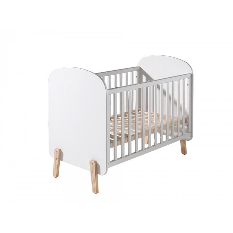 Tremmeseng Kiddy – 60 × 120 cm, hvid billede