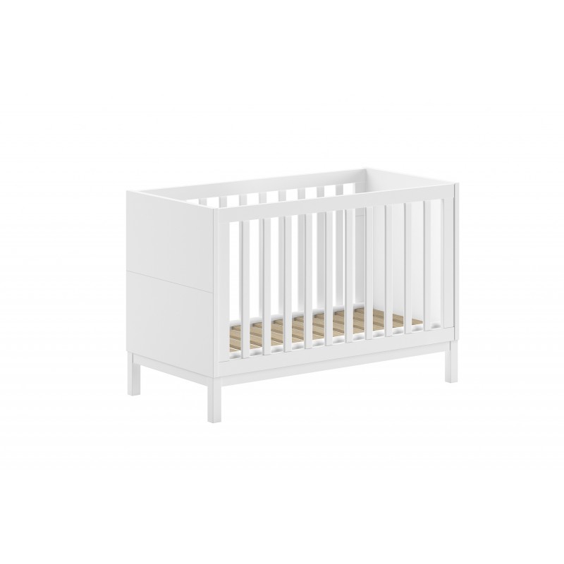 Tremmeseng 60 x 120 cm – Eva Baby cot, hvid billede