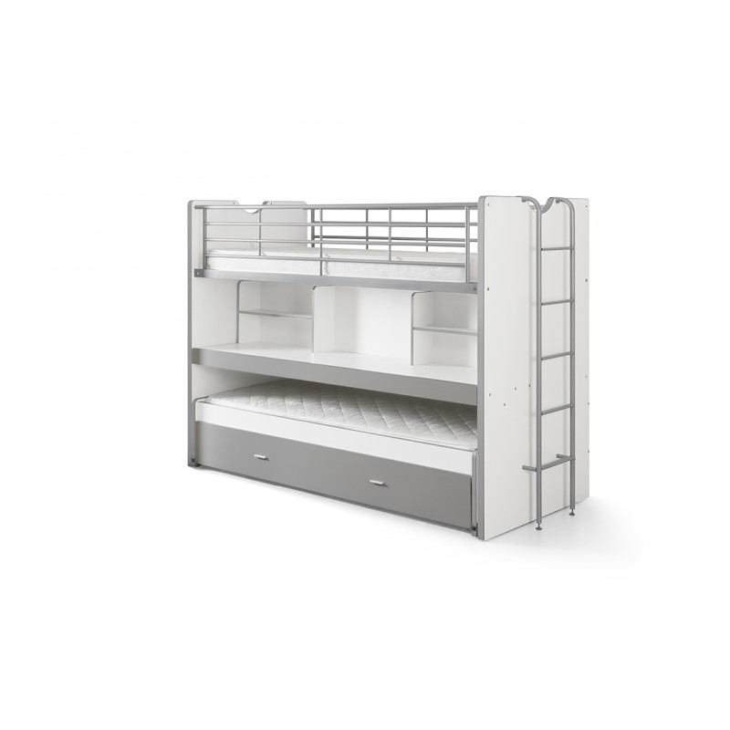 Køjeseng Bonny 90 x 200 cm – grå billede