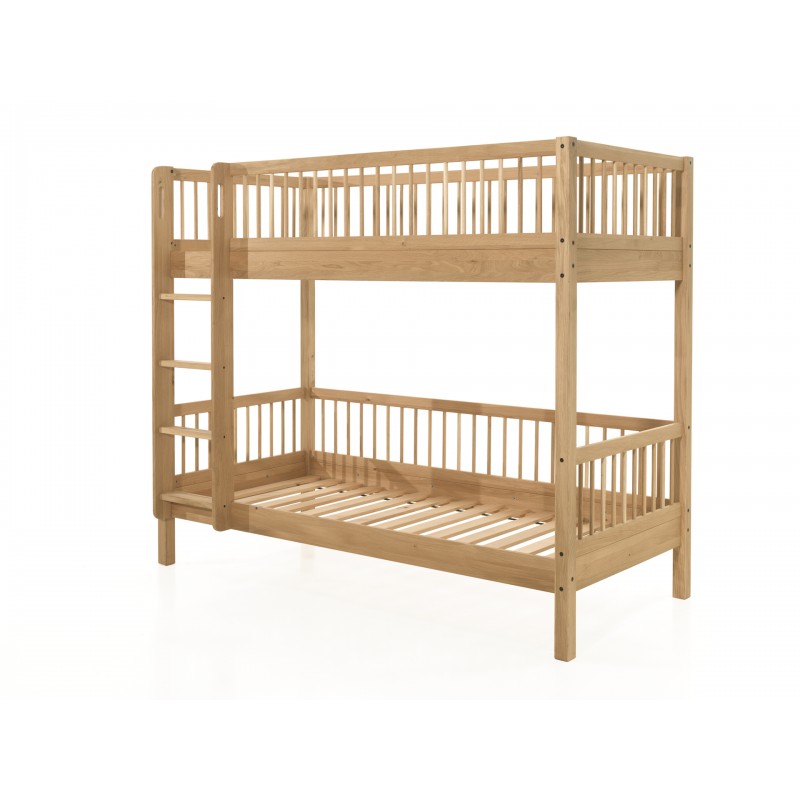 Køjeseng i eg 90 x 200 cm – Forrest Oak billede