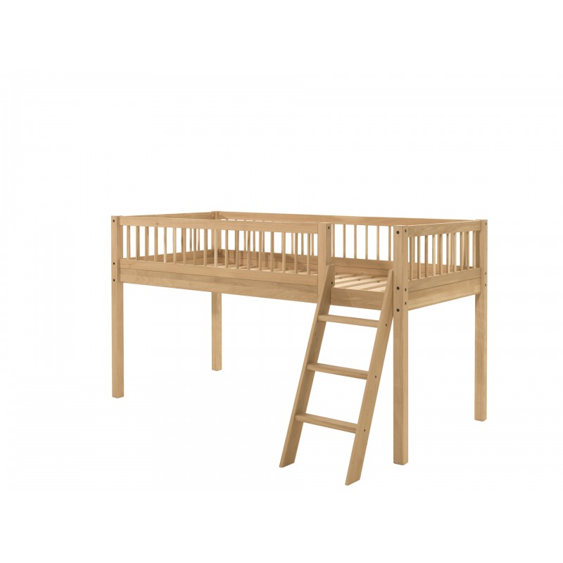 Loftseng Forrest Oak halvhøj 90 x 200 cm – eg billede