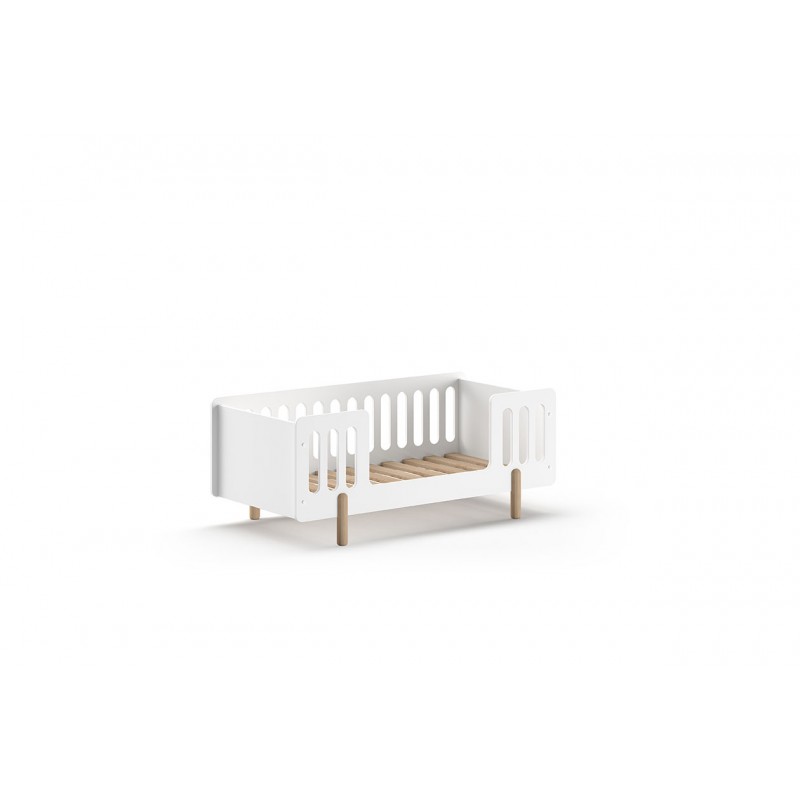 Børneseng 70 x 140 cm - Smile JuniorSeng, hvid