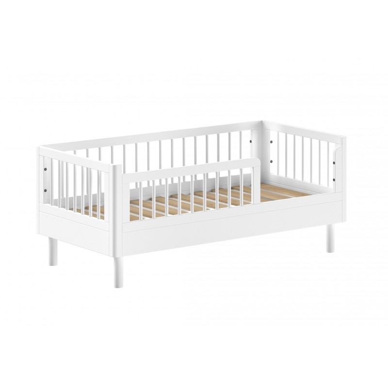 Børneseng junior 70 x 140 cm – Forrest Bøg, hvid billede