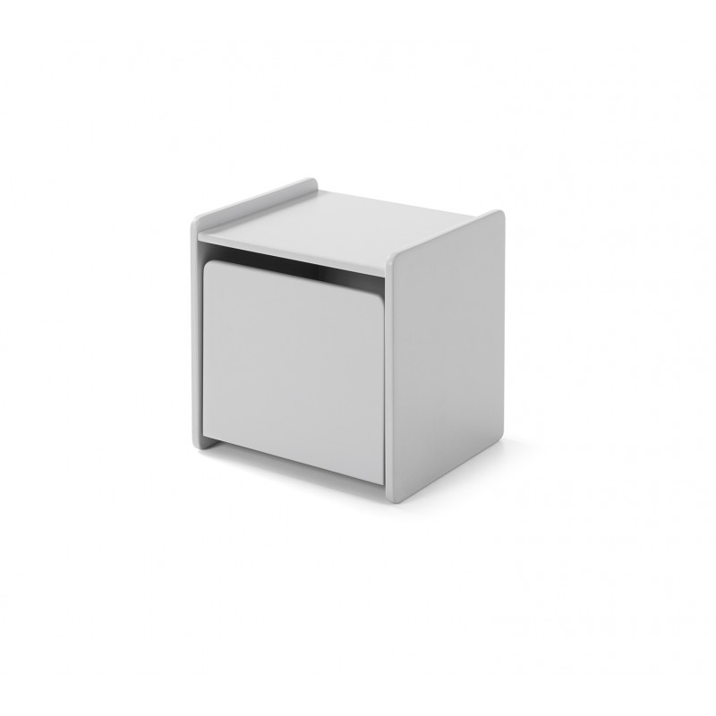 Sengebord i skandinavisk design – Kiddy, grå billede