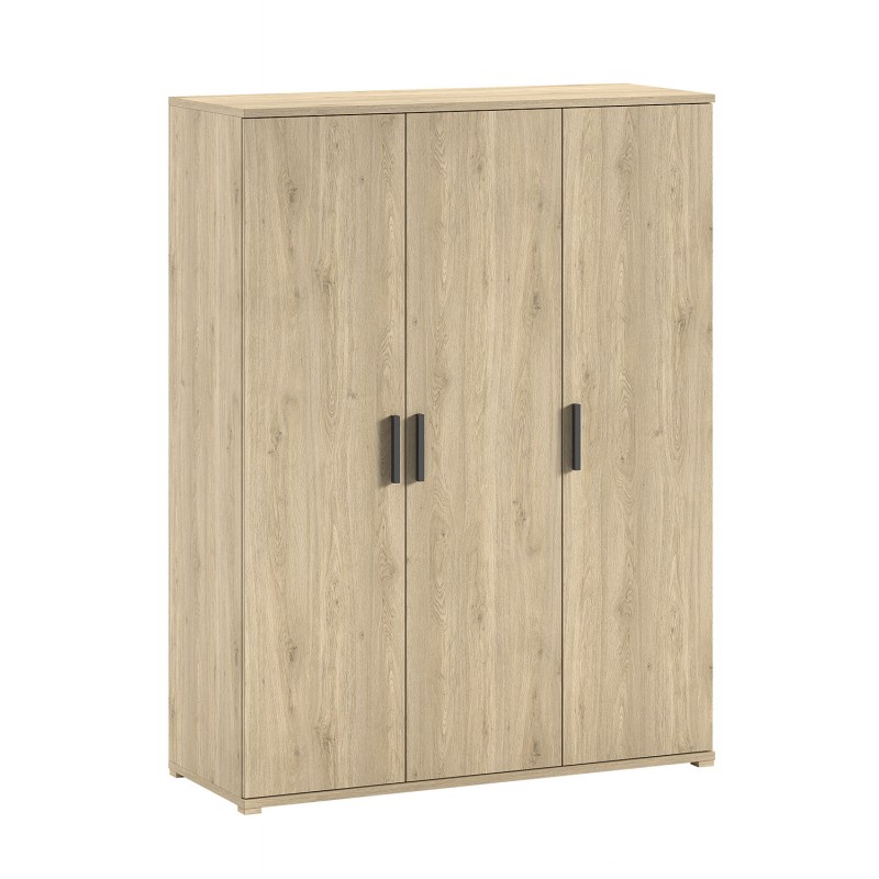 Garderobeskab 3-dørs - Sam, eg