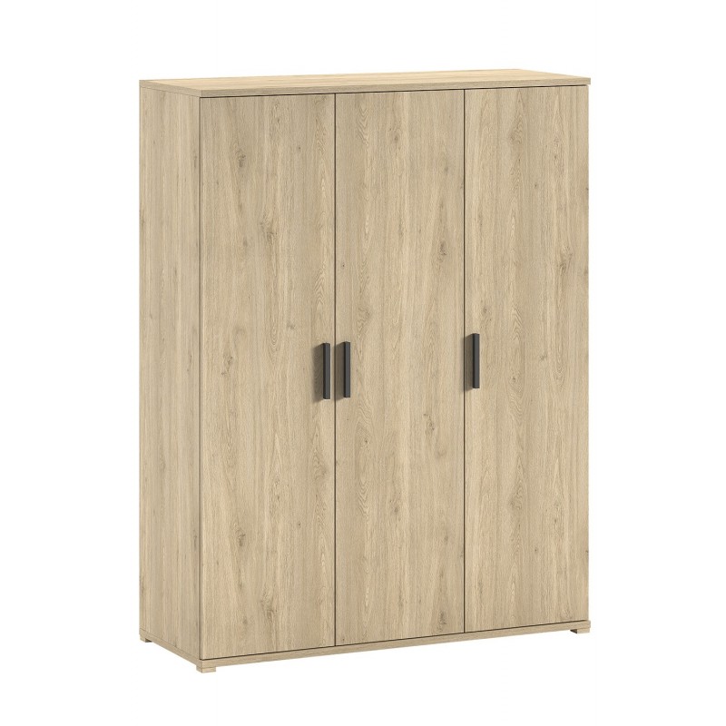 Garderobeskab 3-dørs – Sam, eg billede